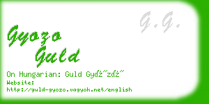 gyozo guld business card